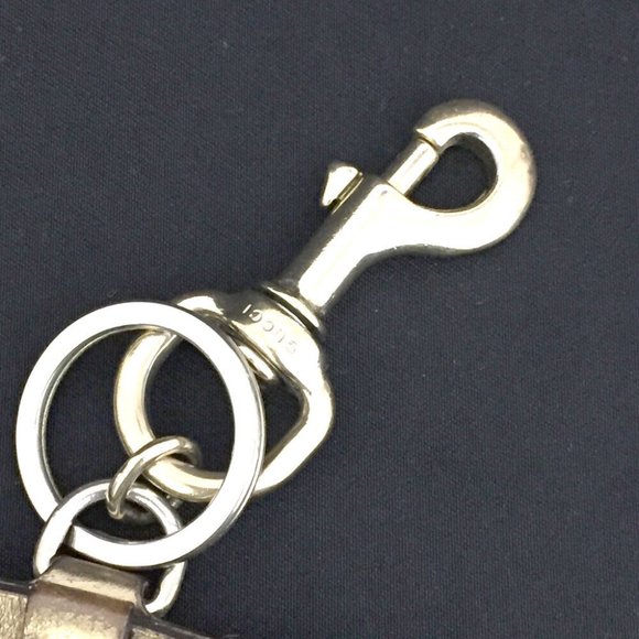 Gucciori Dog GG Logo Canvas Leather Key Holder - Picture 4 of 8